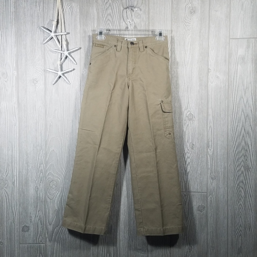 COLUMBIA Pants Cargo Utility Tan Sz 10
